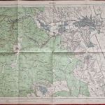MISKOLC TÉRKÉP - 1928, M.KIR.TÉRKÉPÉSZET, 755sz. ÓZD-SOMSÁLY CSERKÉSZCSAPAT PECSÉT, 85x65 !!! fotó