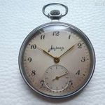 Szép elegáns ritka finom szabályzós MOLNIJA Precision zsebóra a 70-es évekből! fotó