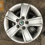 SKODA OCTAVIA II FL - R15 alufelni 6, 5J x 15 ET50 1Z0 601 025 S fotó