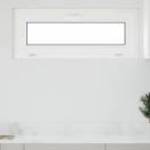 vidaXL fehér pinceablak RISOR 110x40 cm billenő 2 üvegezés fotó