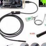 Új, 7mm-es endoszkópos kamera(rugalmas, IP67 vízálló, 6 állítható LED, Type C) fotó
