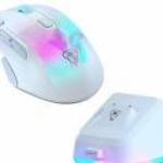 Turtle Beach TBM-1101-15 Bundle Kone XP Air vezeték nélküli fehér egér + RGB töltőállomás fotó