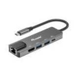 Equip Notebook Dokkoló - 133489 (Bemenet: USB-C, Kimenet: USB-C PD: 100W/HDMI/2x USB3.2 Gen1) - EQUIP fotó