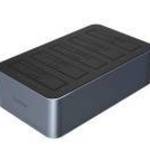 Orico HDD/SSD Dokkoló - ORICO-6656C3-C-EU-GY-BP (5x3, 5" HDD, USB-C to USB-A, Klón funkció, Max.: 100 fotó