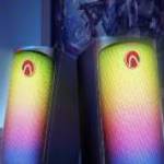 Új, AirAux® AA-GCR3 számítógép hangszóró RGB fény HiFi sztereó AUX bluetooth hangszóró jó áron! fotó