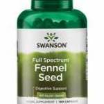 Swanson Fennel Seed 480mg 100 kapszula (Édeskömény mag őrlemény) fotó