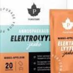 Puhdistamo Elektrolit 20 tasak mangó- narancs ízű italpor (20x5g) fotó