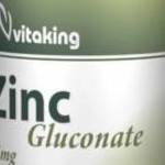 Vitaking Cink-glükonát 25 mg (90) tabletta fotó