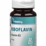 Vitaking B2 vitamin Riboflavin 40mg (60) tabletta fotó