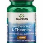 Swanson Suntheanine L-teanin 100mg 60 növényi kapszula fotó