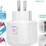 Új, Intelligens WiFi dugalj 20A(App control, hangvezérlés, teljesítményfigyelés ) fotó