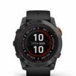 Garmin Fenix 7x Pro Solar, szürke, fekete szilikon szíjjal (3 év garancia) fotó