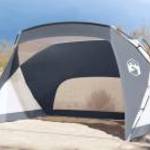 vidaXL szürke 185T poliészter strandsátor 274 x 178 x 170/148 cm fotó