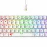 Havit KB903L (Transparent white) billentyűzet Játék USB QWERTY fotó