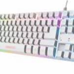 Trust GXT 833W THADO billentyűzet Játék USB QWERTY Amerikai angol Fehér - TRUST fotó