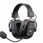 Havit H2002YG (Black and ochre) Fejhallgató Vezetékes és vezeték nélküli Fejpánt Játék Bluetooth Fek fotó