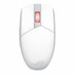 ASUS myš ROG STRIX IMPACT III Wireless Moonlight White fotó