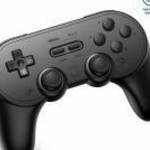 8BitDo Pro 2 Bluetooth, Nintendo Switch/Switch 2, PC, Mobil, Hall-effect, Fekete, Vezeték nélküli ko fotó