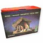 Karácsonyi betlehem 6 porcelán figurával – 21x9x16 cm dekoráció fotó
