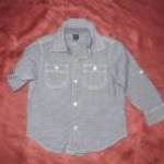 kék kockás ing 3 év 98 cm Baby Gap fotó