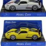 Autó, ''Porsche'', el., vil., 2 szín, 32x14 cm (2 féle csom.) hátfalas plf. és d fotó