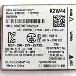 Dell EM7305 DW5809e 4G LTE kártya fotó