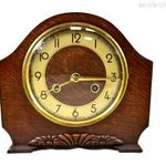 FELESÜTŐS SZERKEZETTEL ... ART DECO FA TOKOS KANDALLÓ ÓRA X fotó