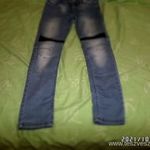 H&M Flitteres Lányka Farmer 128-as fotó