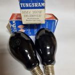 Tungsram HMV 160W 230V E27 UV lámpa Black light blue 2db fotó