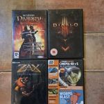 4 darab PC játék csomag DVD, eredeti lemezek! fotó