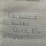Esterházy Péter Függő-DEDIKÁLT fotó