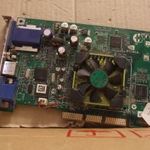 Medion GeForce4 MX460 AGP retró VGA videó kártya fotó