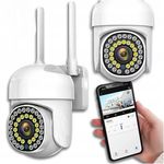 1+1 WIFI IP biztonsági kamera - mozgásérzékelős - kétirányú hang - időjárásálló fotó