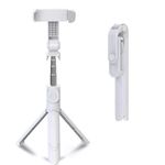 Bluetooth szelfibot tripod funkcióval, távirányítóval 18.5cm-68cm, fehér fotó