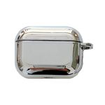 AirPods Pro 1/2 széria védőtok, karabineres akasztóval, ezüst fotó