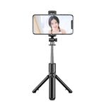 Bluetooth szelfibot tripod funkcióval, távirányítóval 18.5cm-68cm, fekete fotó