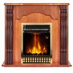 Elektromos kandalló Clasic barna & Gala gold, 883x950x300 mm, 2000 W fotó
