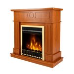 Elektromos kandalló Ambasador barna & Gala gold, 1000x1048x300 mm, 2000 W fotó