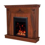 Kandallókészlet Napoli barna & Cris, 1035x1100x300 mm, 1500 W fotó