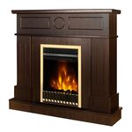 Elektromos kandalló Ambasador wenge & Gala gold, 1000x1048x300 mm, 2000 W fotó