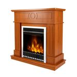 Elektromos kandalló Ambasador barna & Gala silver, 1000x1048x300 mm, 2000 W fotó