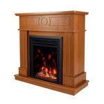 Kandallókészlet Ambasador barna & Cris, 1000x1048x300 mm, 1500 W fotó