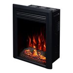 Beépíthető elektromos kandalló Cris, 524x384x142 mm, 1500W fotó