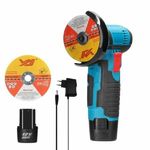 THO Pro Sarokcsiszoló 2db lítium ionos akkumulátorral -12V, M-9013 fotó