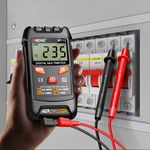 Aneng Digitális multiméter, DC/AC feszültség, ellenállás, NCV, fekete fotó