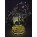 3D LED Karácsonyi ablakdísz, mikulásos ünnepi fény, 7szín, USB, 19cm magas fotó