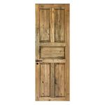 Viranda 3D öntapadós ajtómatrica - "Wooden Door 6" mérete: 77 × 200 cm fotó