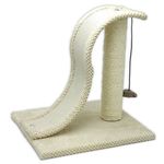 Kaparófa, cicabútor, felfüggesztett játékegérrel, bézs színben fotó