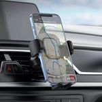 Autós YC05 mobiltelefontartó szellőzőrácsra, 360° gömbcsuklós, fekete fotó