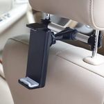 Autós tablet- és mobiltartó, fejtámlára rögzíthető, 360°-ban forgatható fotó